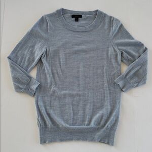 J Crew periwinkle blue heather merino wool Tippi sweater, size S